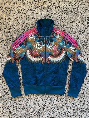 Adidas Originals x Farm Rio Borbomix Firebird Track Jacket Full Zip Womens Small